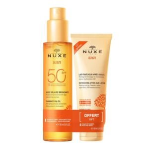 NUXE SUN PACK HUILE SOLAIRE BRONZANTE 150 ML SPF 50 + LAIT FRAICHEUR APRES-SOLEIL 100ML