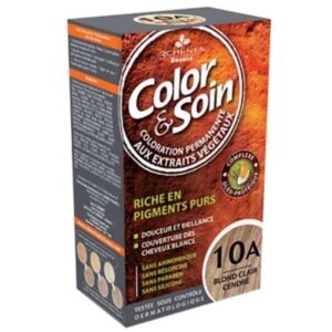 COLOR ET SOIN COLORATION PERMANENTE BLOND CLAIR CENDRE 10 A 135 ML