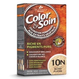 COLOR ET SOIN COLORATION PERMANENTE BLOND PATINE 10 N 135 ML
