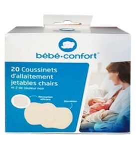 Bebe Confort – Coussinets d’allaitement jetables Blancs (x20 +2 noirs)