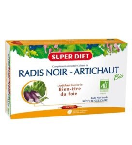 Super Diet Radis Noir – Artichaut Bio – 20 Ampoules x 15 ml