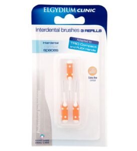 Elgydium Clinic – Recharges Brossettes 3.5 – 2.7 mm Extra Fin – (x3)