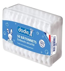 Dodie – Cotons tige bébé (Bâtonnets ouatés) – (x50)