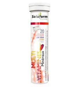 Soluform MultiVitamines Minéraux – 20 Comprimés