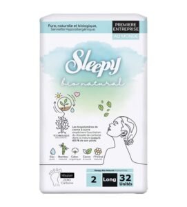 SLEEPY BIO DAILY PAINTY LINER SUPER LONG 32 UNITÉS
