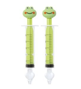 L2N Pharma Lot de 2 Seringues Bébé pour Lavage Nasal Grenouille