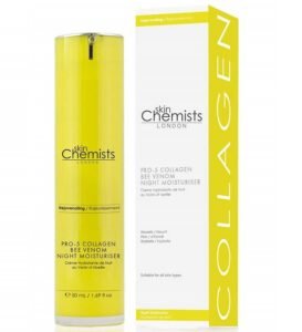 Skin Chemists Crème Hydratante de Nuit au Collagène et au Venin d’Abeille Pro-5 50ml