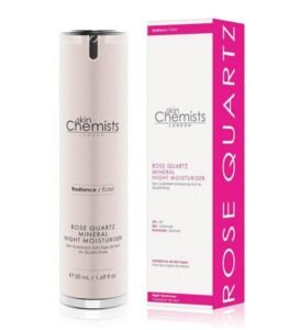 Skin Chemists Soin Hydratant Anti-Âge de Nuit au Quartz Rose 50ml