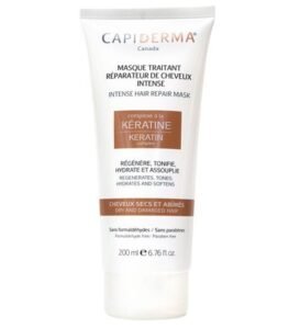 Capiderma – Masque traitant réparateur de cheveux intense à la Kératine – 200 ml