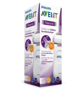 Avent – SCF036/17 – Biberon Natural 330 ml – 6 mois et + (Débit Rapide