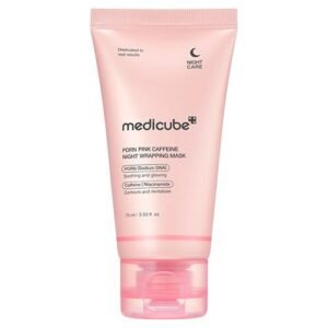 MEDICUBE PDRN Pink Caffeine Overnight Wrapping Mask 75g