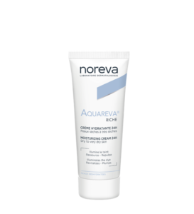 NOREVA AQUAREVA CRÈME HYDRATANTE 24H RICHE 40 ml
