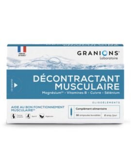 GRANIONS DÉCONTRACTANT MUSCULAIRE B30 AMPOULES