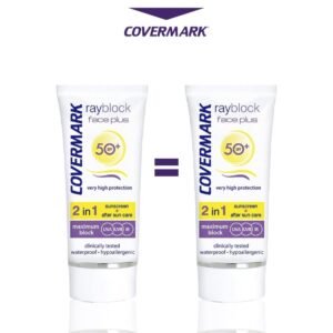 Covermark Rayblock Face Plus SPF50+ – 50 ml = Rayblock Face Plus SPF50+ 50 ml offert
