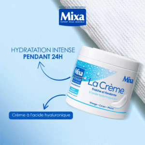 Mixa La Crème Fraîche et Fondante à l'acide hyaluronique pur  400ml