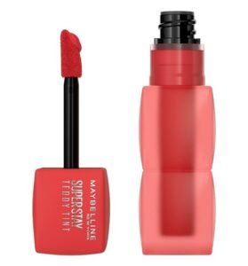 MAYBELLINE NEW YORK SUPERSTAY TEDDY TINT BLUSH À LÈVRES LIQUIDE FINI MAT FONDU coquesttish 30