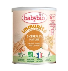 BABYBIO 5 CEREALES NATURE BLE AVOINE RIZ SEIGLE QUINOA 6 MOIS ET + 200G