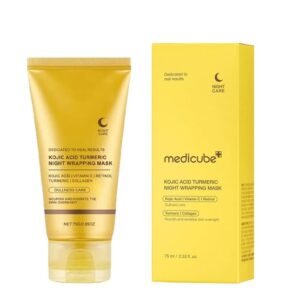 MEDICUBE KOJIC ACID TURMERIC NIGHT WRAPPING MASK 75 ML