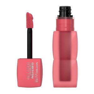 MAYBELLINE NEW YORK SUPERSTAY TEDDY TINT BLUSH À LÈVRES LIQUIDE FINI MAT FONDU kneehigh 55