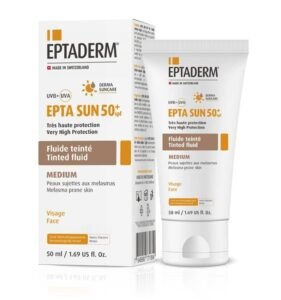 Eptaderm Epta Sun Spf50+ Fluide Teinte Medium 50ml