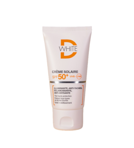 D-white creme solaire invisible spf 50+