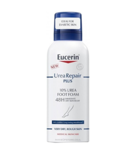 Eucerin urearepair plus 10% foot foam pieds 150ml