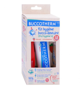 BUCCOTHERM KIT ENFANT 2-6 ANS 50 ML GOUT FRAISE
