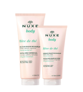 NUXE Body Duo Rêve de thé Gelée de douche 200ml + Gommage Granité 150ml