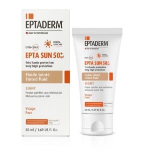 Eptaderm Epta Sun Spf50+ Fluide Teinte Light 50ml