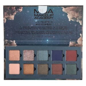 MUA NOCTURNAL 10 SHADE PAPER EYESHADOW PALETTE