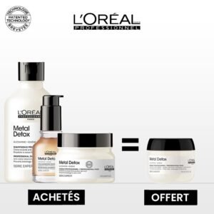 L'Oréal Professionnel pack metal detox shampooing 300ml + masque 250ml