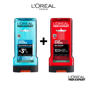 L'Oréal Paris Men Expert Gel Douche Cool Power + Gel Douche Stop Stress