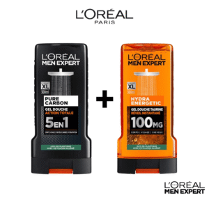 L'Oréal Paris Men Expert Gel Douche Pure Carbon + Gel Douche Hydra Energetic