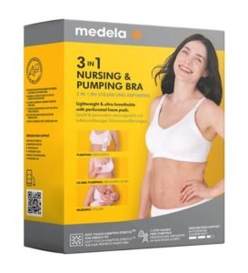 Medela Soutien-Gorge D’allaitement Et D’expression 3-En-1 Blanc Tailles S, M, L, XL
