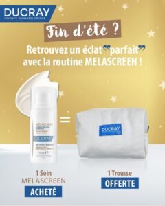 Ducray Melascreen contour des yeux anti taches 15 ML = Trousse offerte