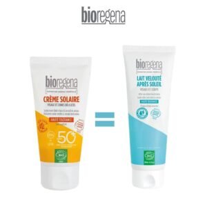 BioRegena Ecran Solaire Invisible en Crème Spf50 – 40ml = Lait Après Soleil 125ml offert