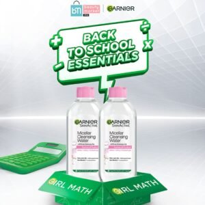 Garnier lot de 2 solution micellaire tout en 1 peaux sensibles 400ml