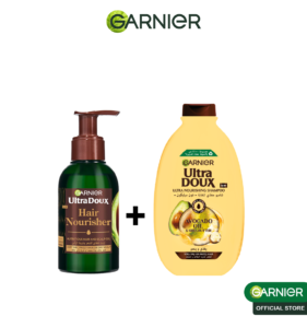 GARNIER ULTRA DOUX HUILE AVOCAT 120ml  = SHP 200ML AVOCAT KARITE OFFERT