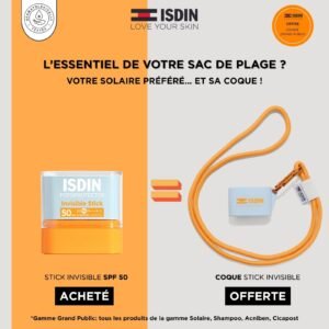 ISDIN Fotoprotector Invisible Stick SPF50 10g = Coque stick invisible OFFERTE