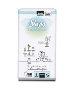 Sleepy Couches bio natural double jumbo Junior taille 5 – 40 unités / 11-18 Kg