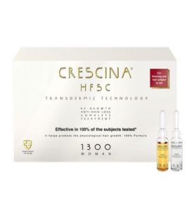 Crescina HFSC Traitement Transdermique Complet 1300 WOMEN 10 AMPOULES