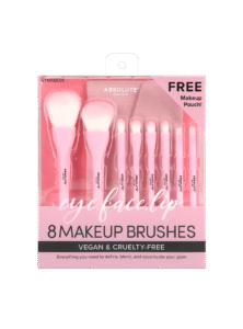 ABSOLUTE NEW YORK Pink Essentials Makeup Brush Set