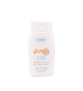 ZIAJA SUN lait solaire pour enfant SPF50 125ML