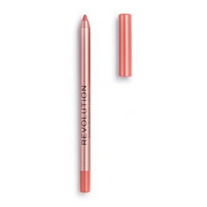 Revolution Satin Kiss Lipliner Heart Race Peach Nude