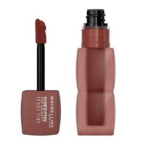 MAYBELLINE NEW YORK SUPERSTAY TEDDY TINT BLUSH À LÈVRES LIQUIDE FINI MAT FONDU MASCARA TEAR 20