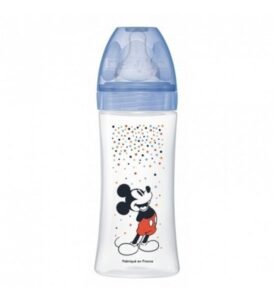 Dodie Biberon Disney Baby Mickey Initiation+ Anti-colique débit 3 (6M +) – 330 ml
