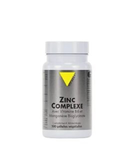 VIT'ALL + ZINC COMPLEXE Zinc, Vitamine B6, Manganèse 100 gelules
