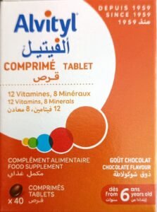 ALVITYL VITALITÉ MULTIVITAMINES 40 COMPRIMÉS
