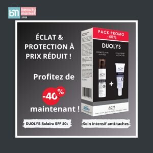 ACM Duolys Ecran solaire spf 50 + Soin intensif anti taches