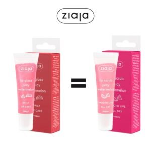 Ziaja Juicy Watermelon Lip Gloss 12ml = Gommage À Lèvres Juicy Watermelon Offert